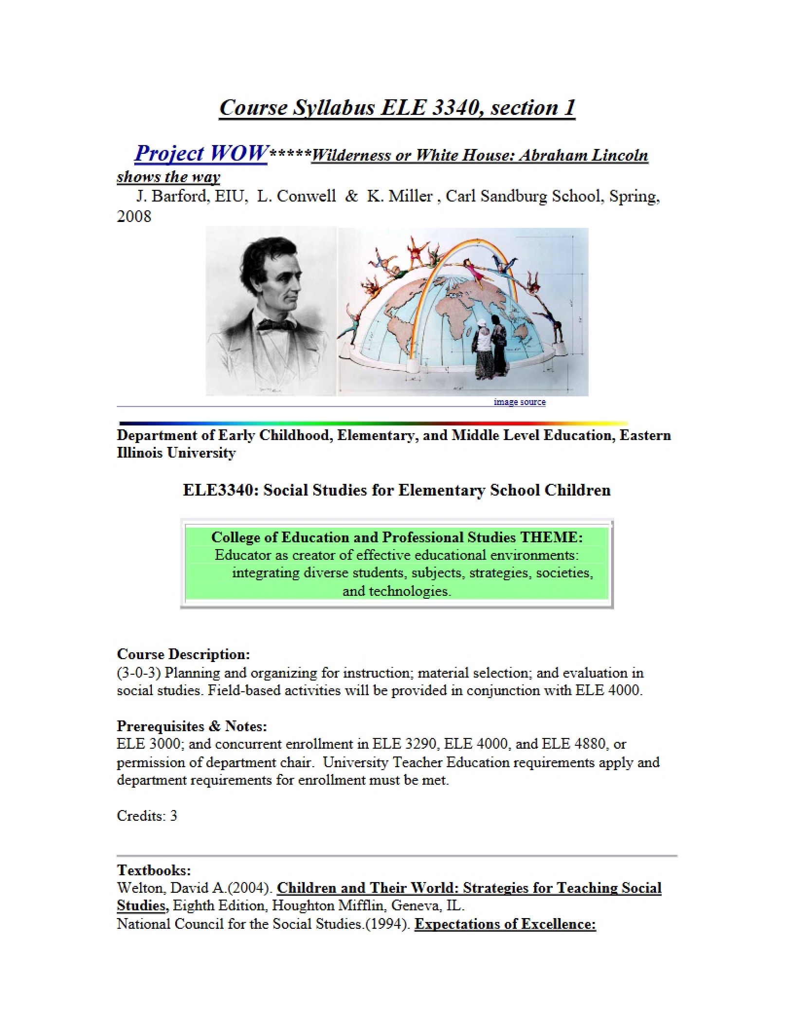 Syllabus - 17 Pages