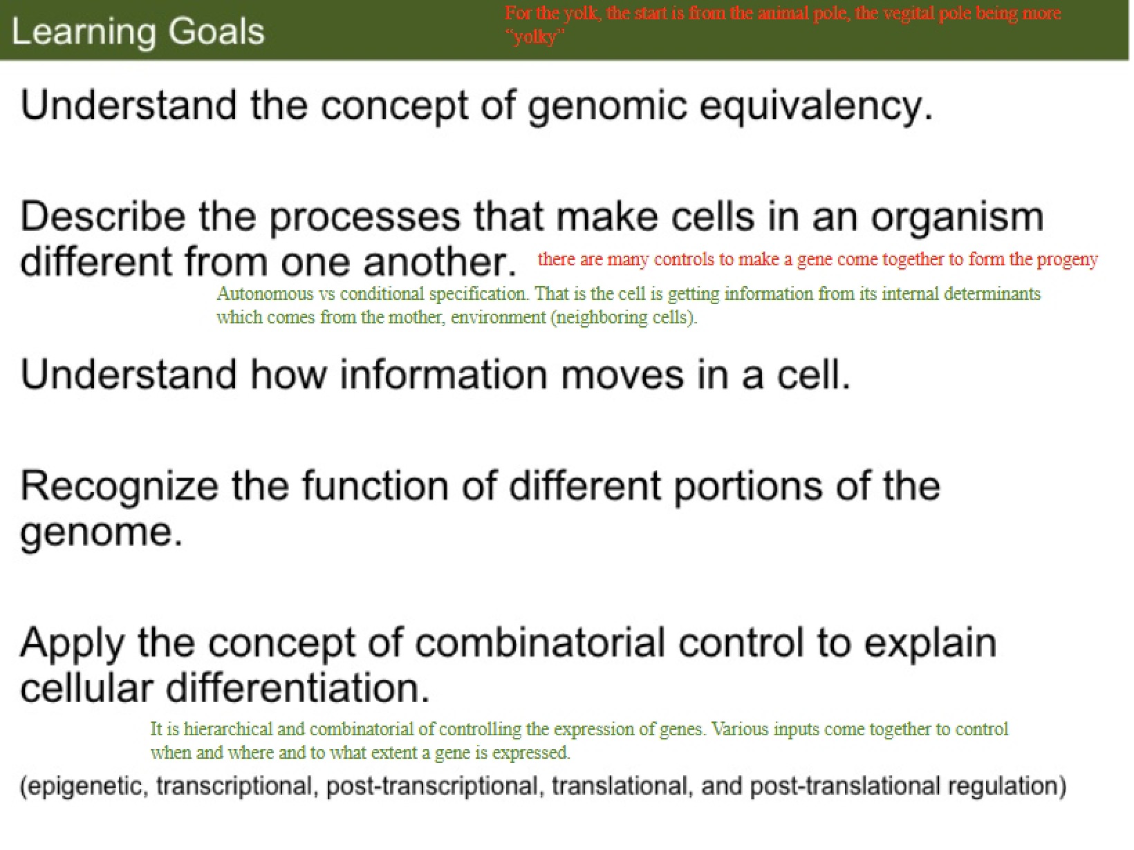 Topic Notes