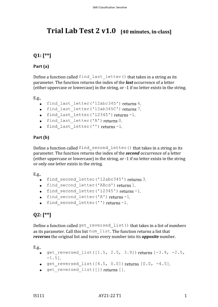 Lab Test 2 Trial (v1.0)