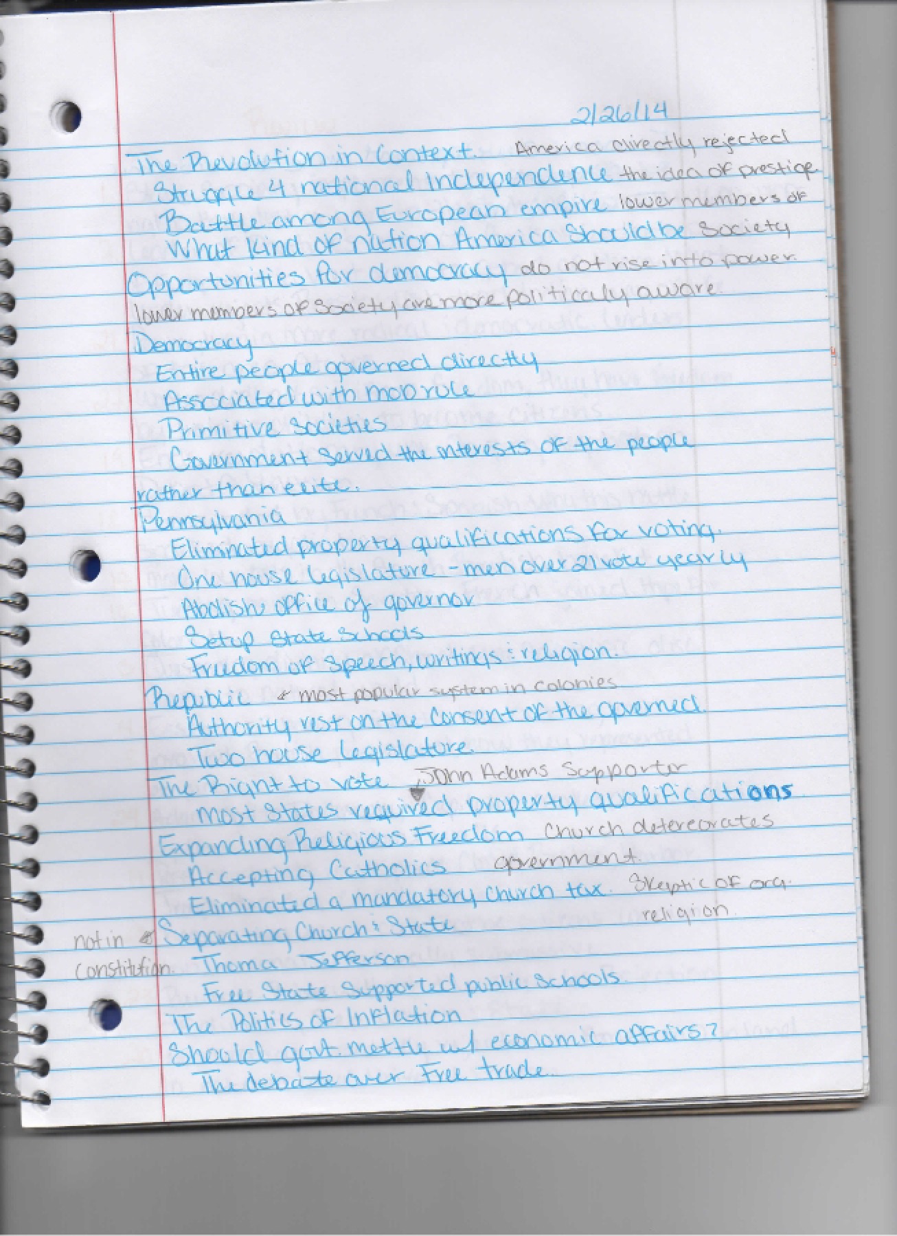 Review for the Geology Course
