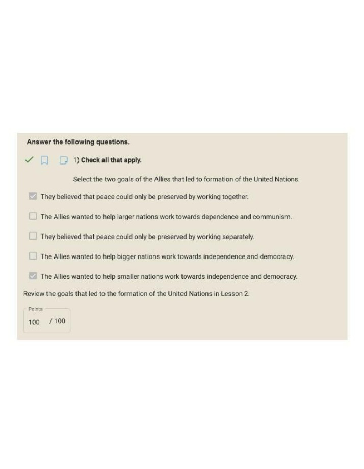 Allied Goals and the Formation of the United Nations