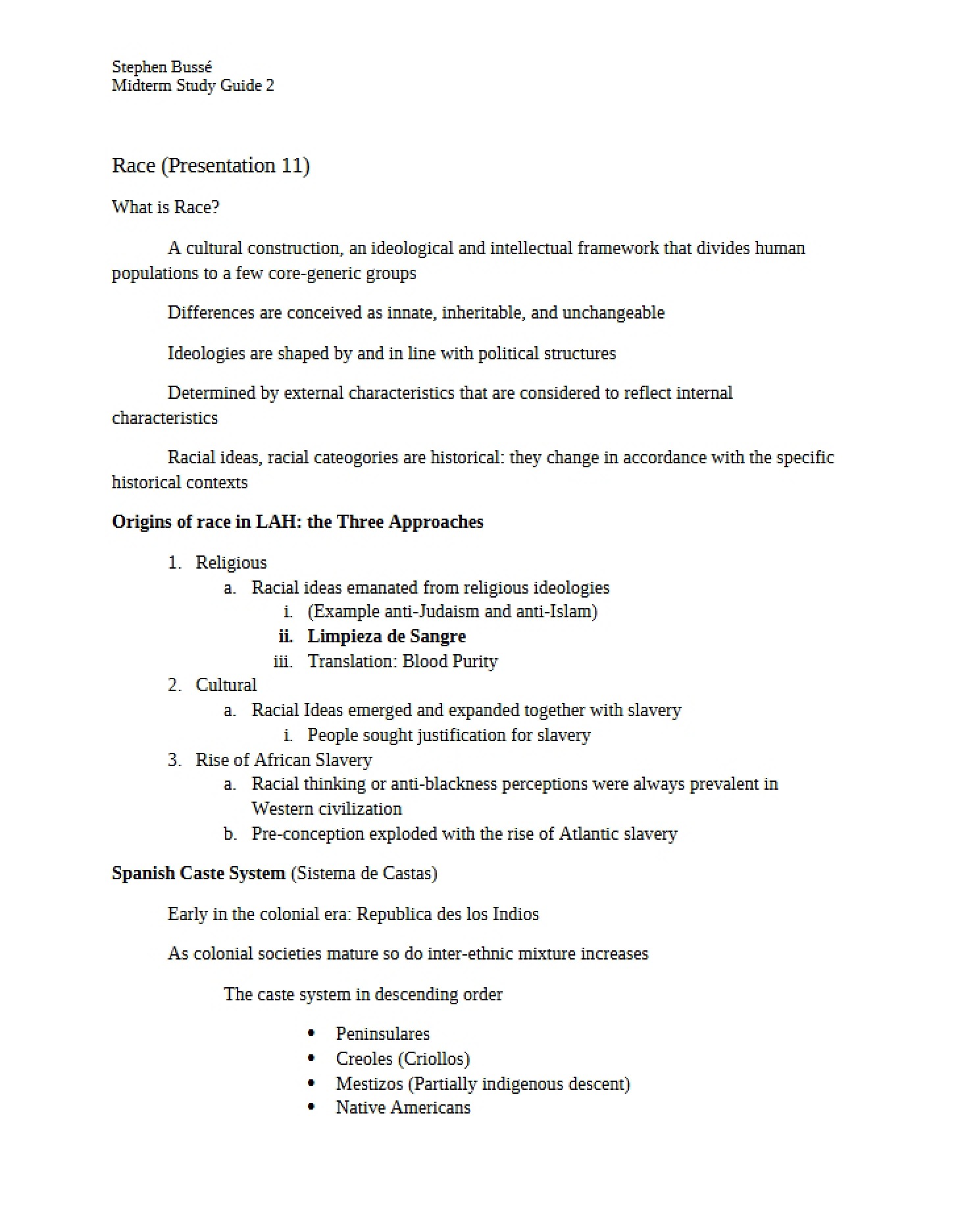 Second Midterm Preparation Resource