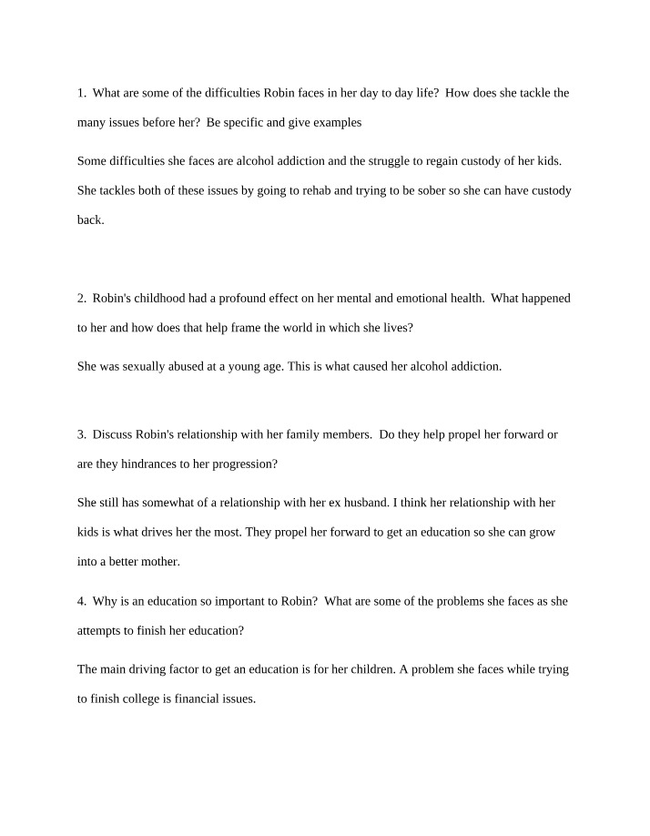 Robin's Story - Overcoming Addiction and Regaining Custody