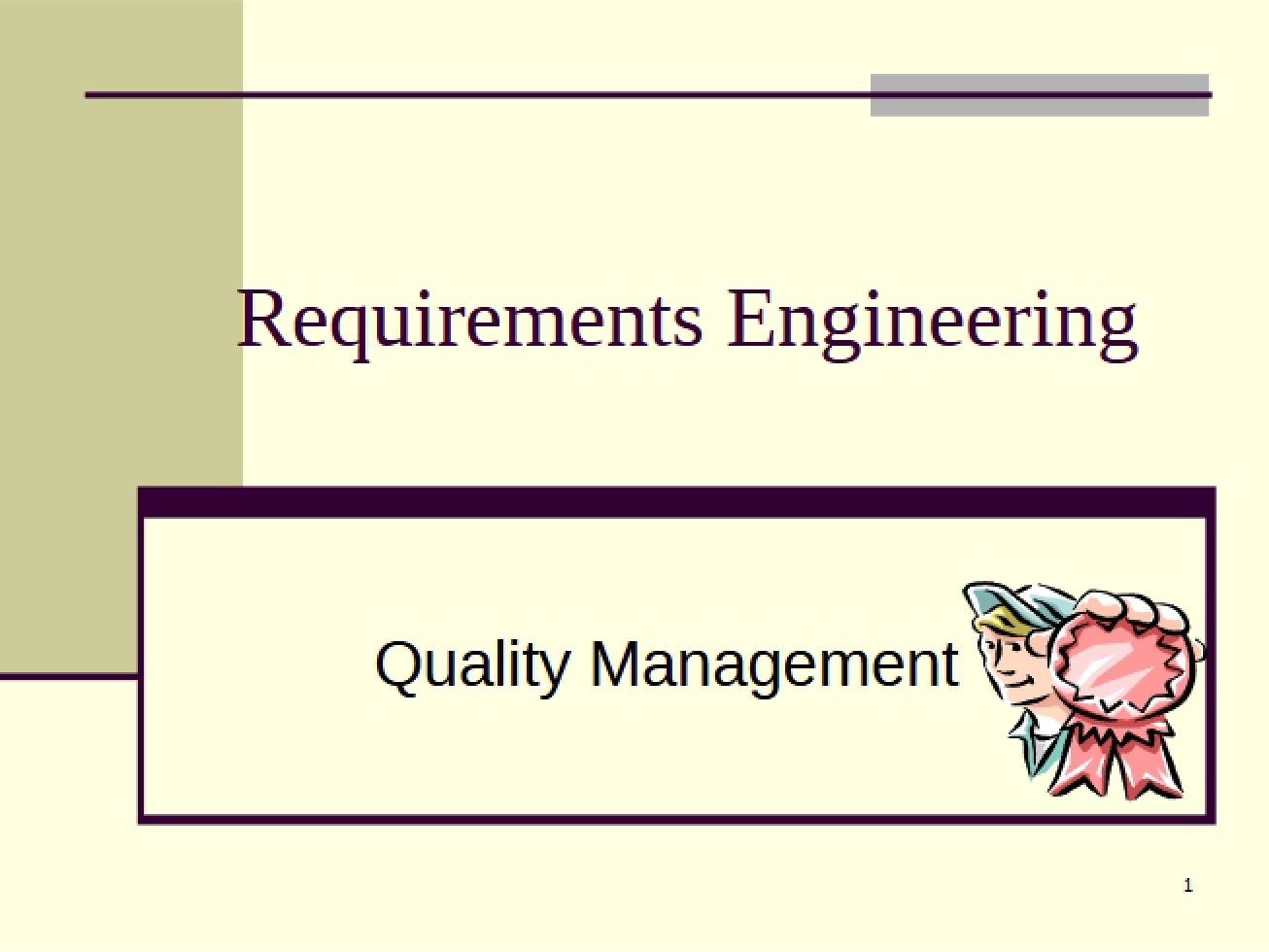 Management of Quality