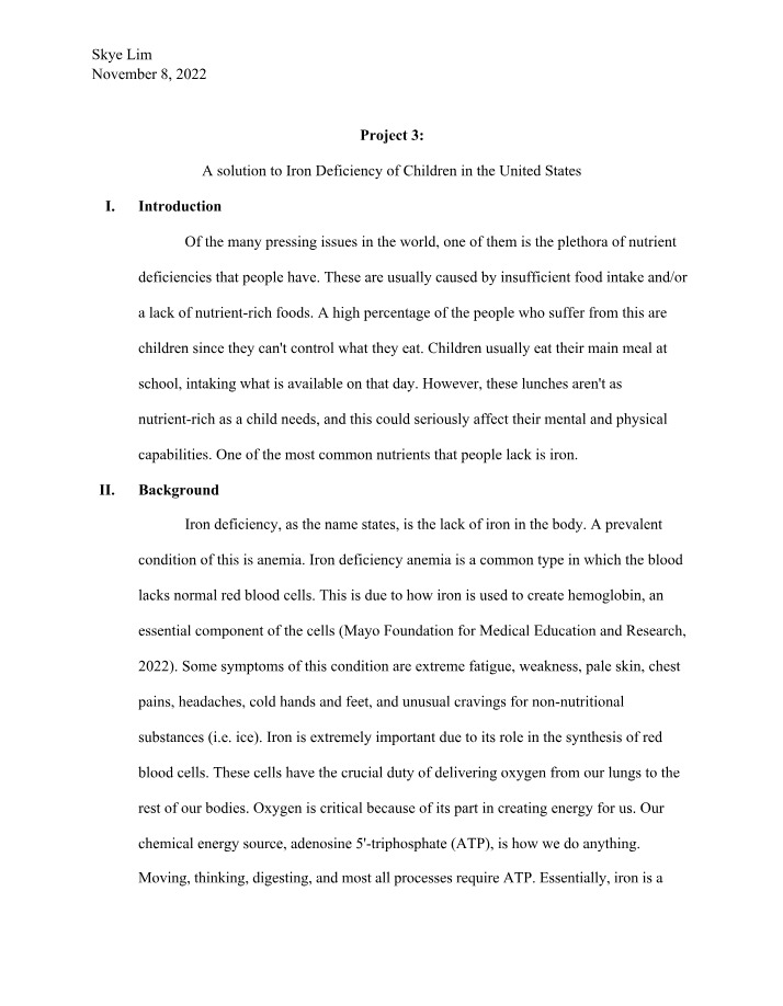 Draft 2 of Project 3
