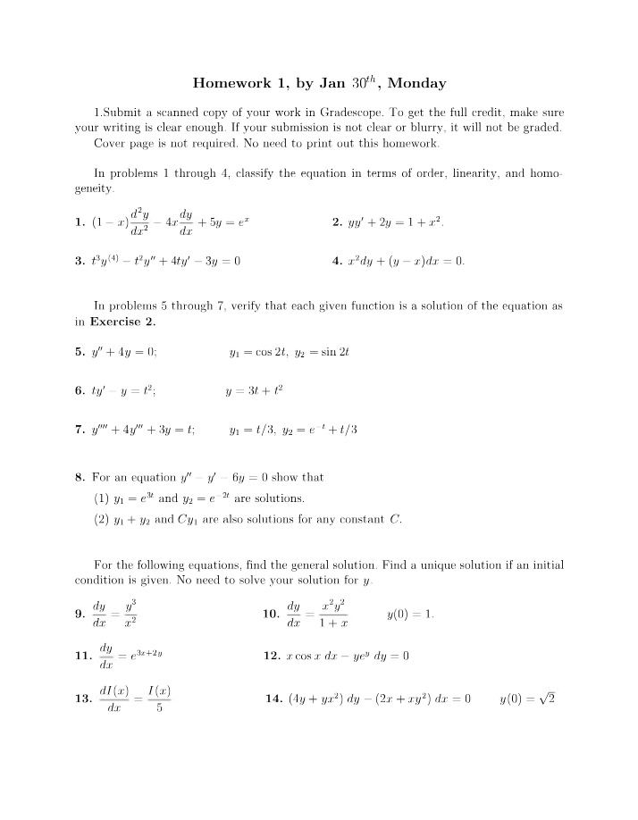 MATH308 - Homework 1
