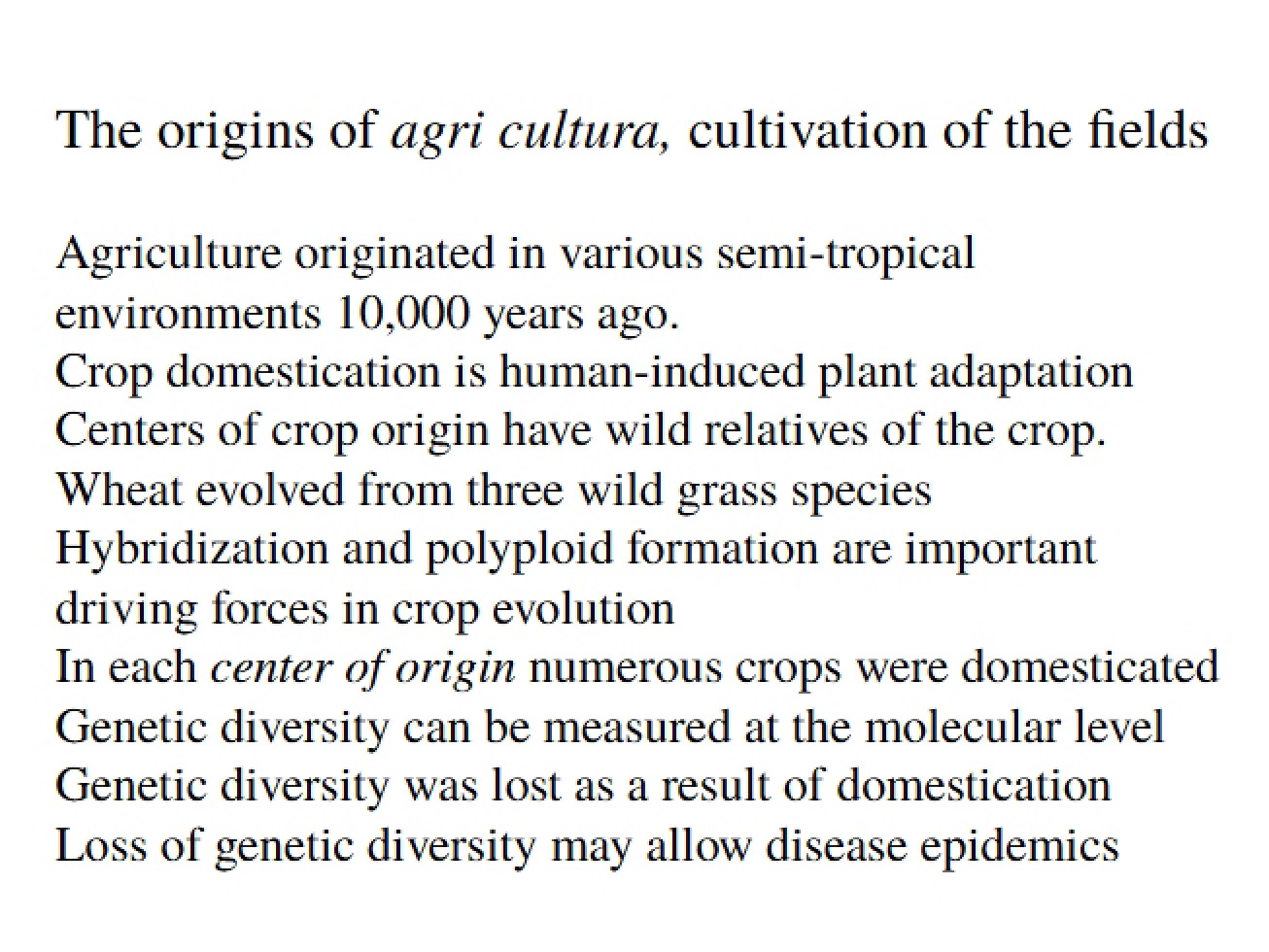 Lecture on Plant Biochemistry