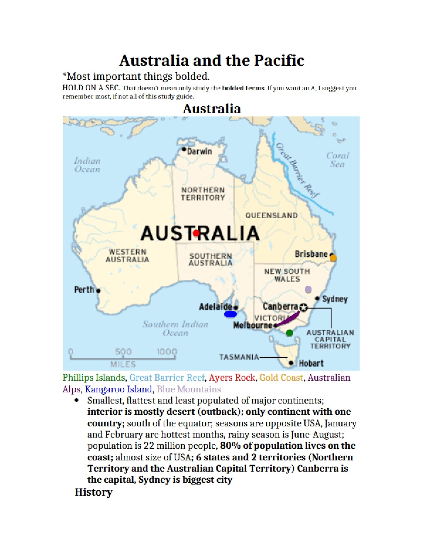Pacific Region and Australia Analysis