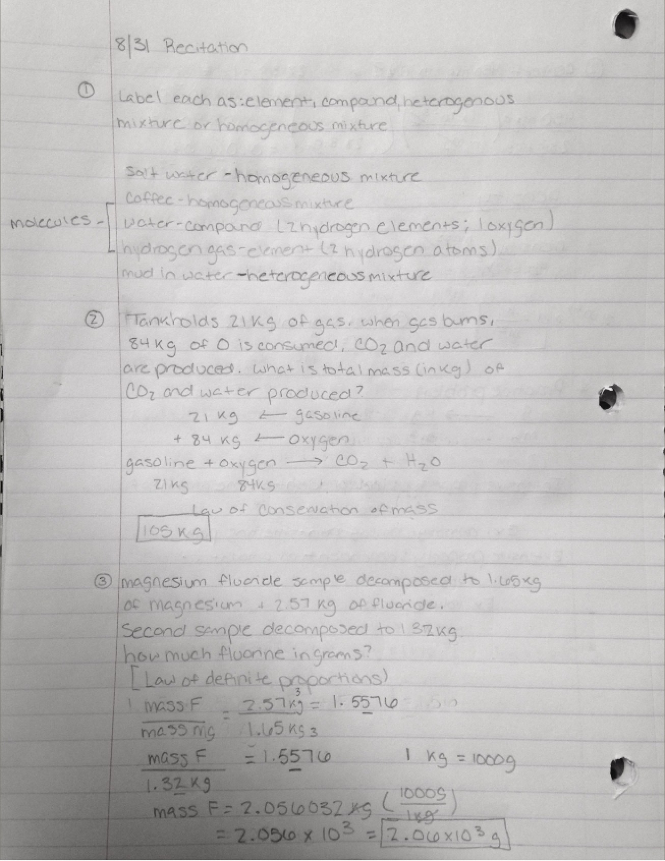 General Chemistry Notes