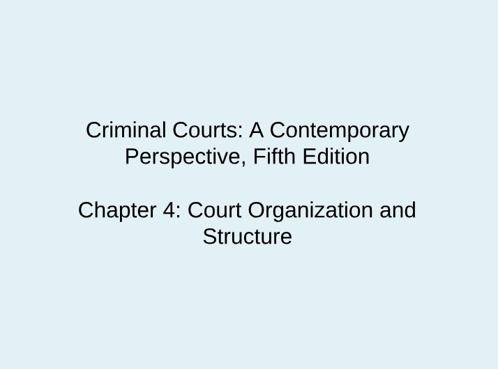 Chapter 4 Presentation - Hemmens 5e
