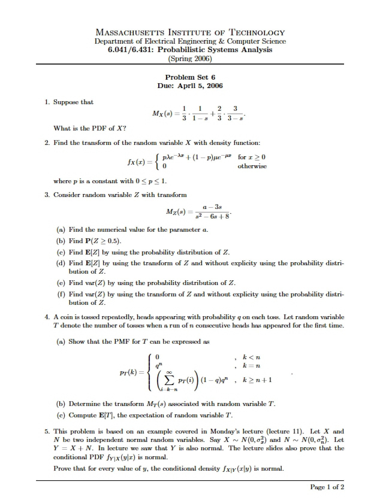 Class Notes for Study