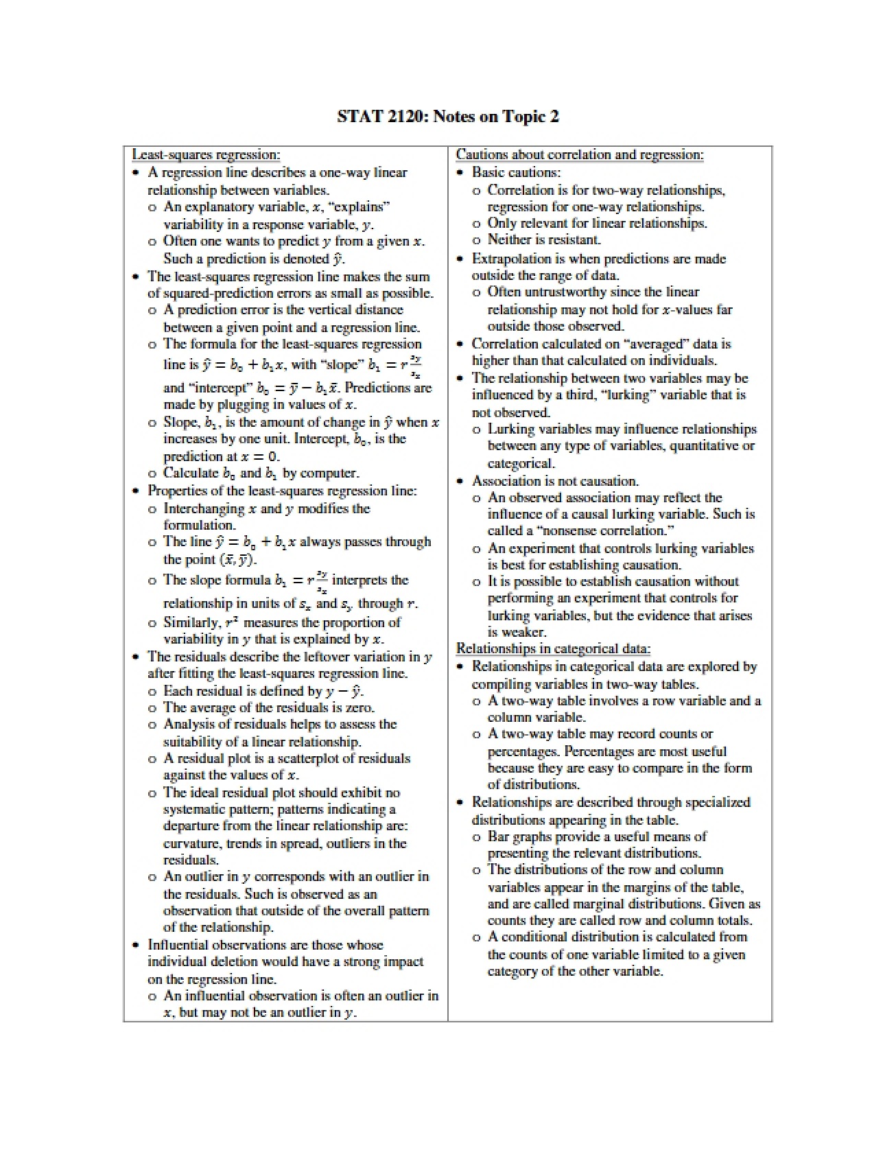 Notes on Topic 02