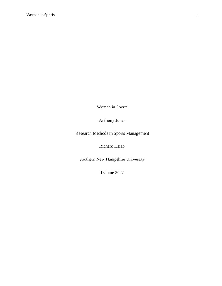 Draft Introduction for Research Proposal