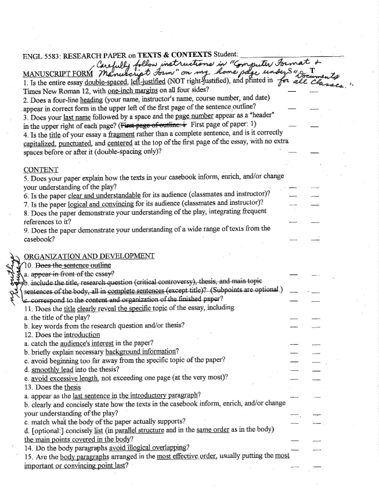 Shakespeare Study Notes