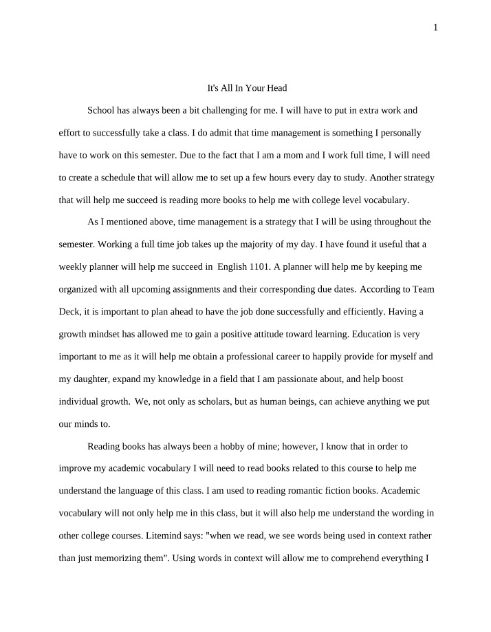ENC1101 Learning Journal 1