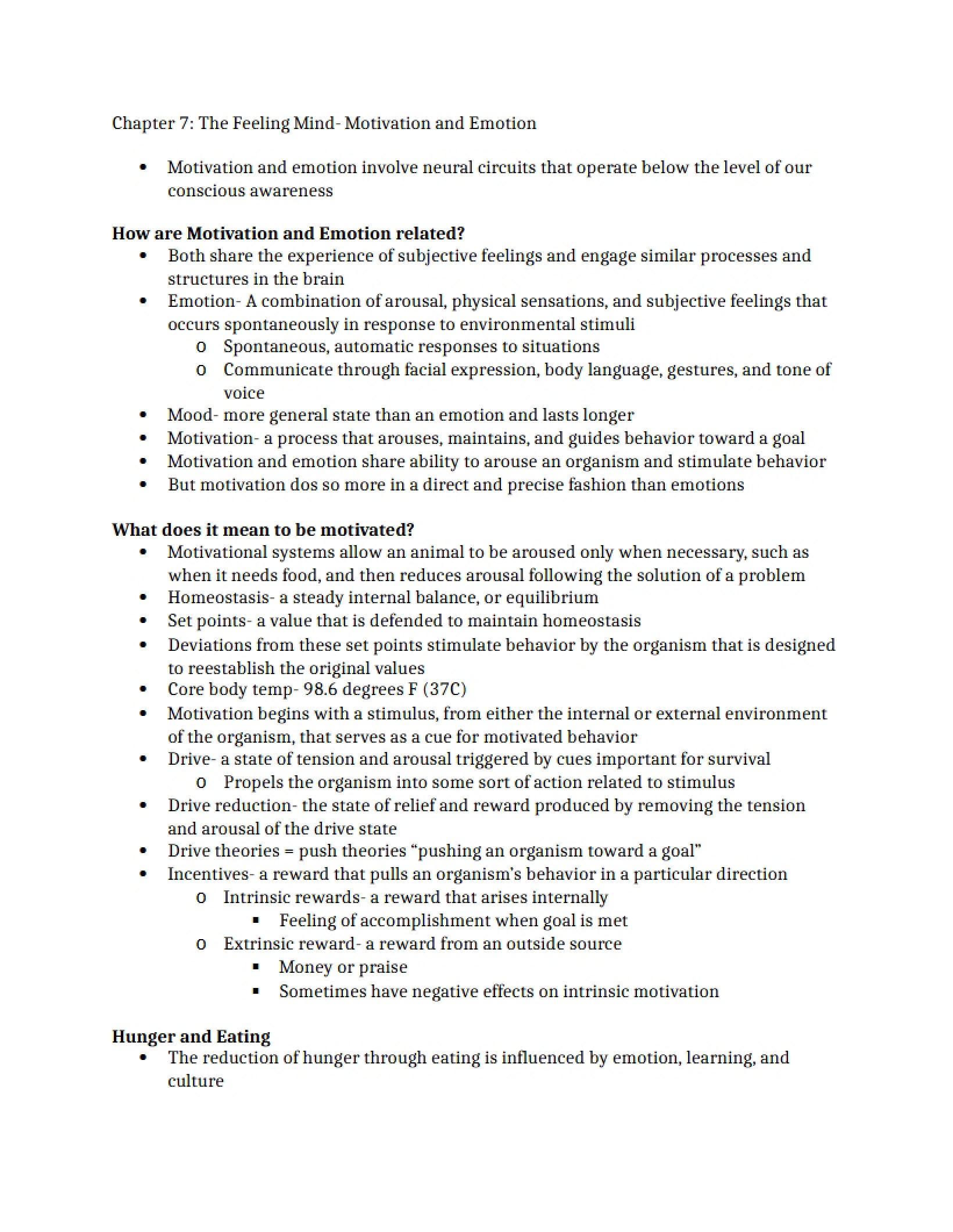 Psychology Chapter 7