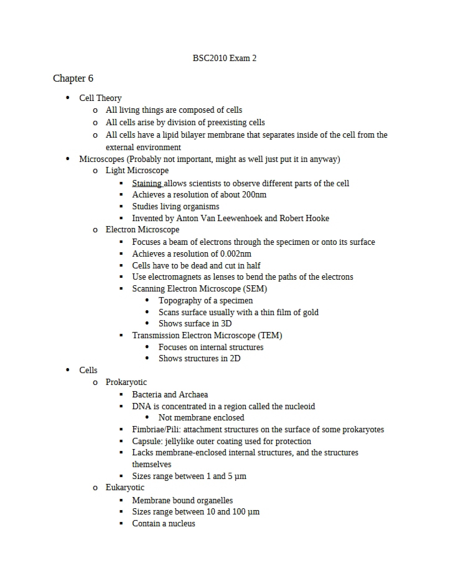 Chapter Six Overview