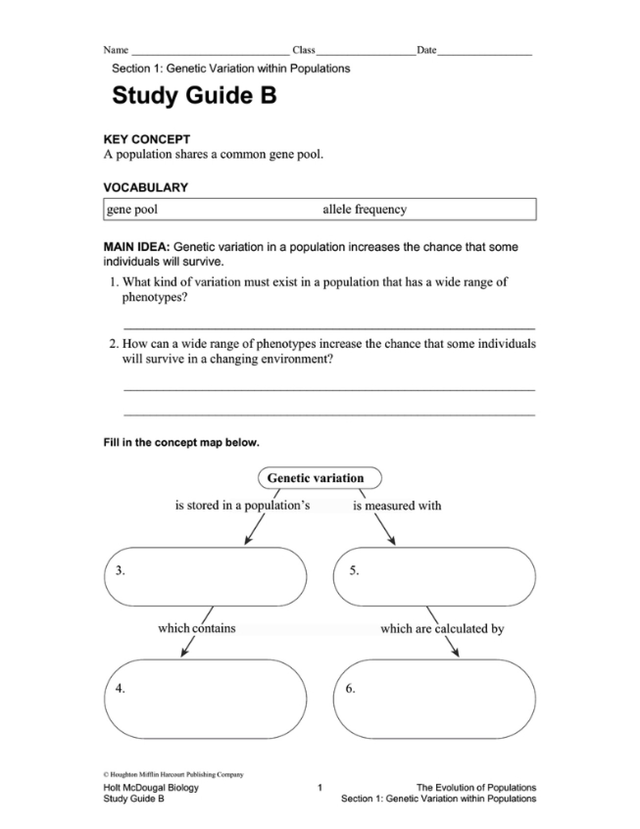 Study of Genetics