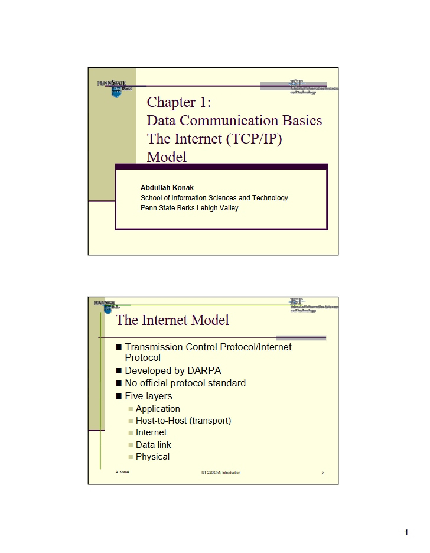 Data Communication Principles
