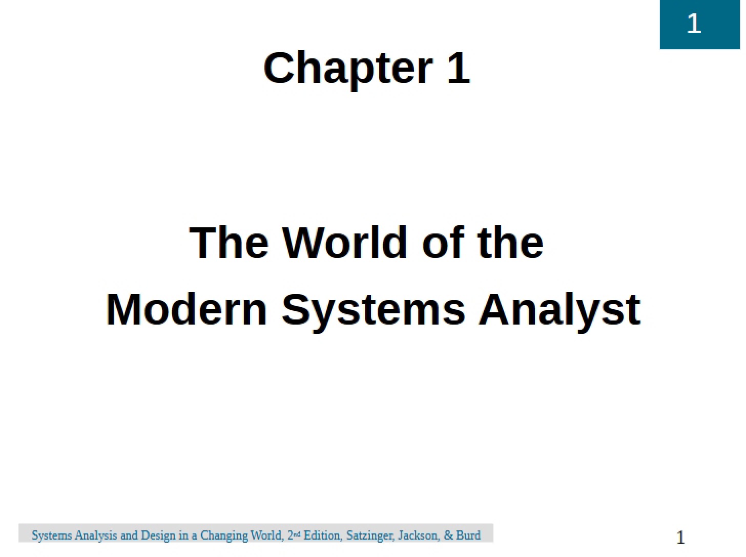 Context of the Modern Systems Analyst