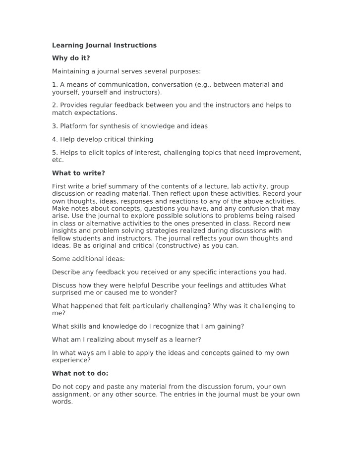 Unit 3 Learning Journal