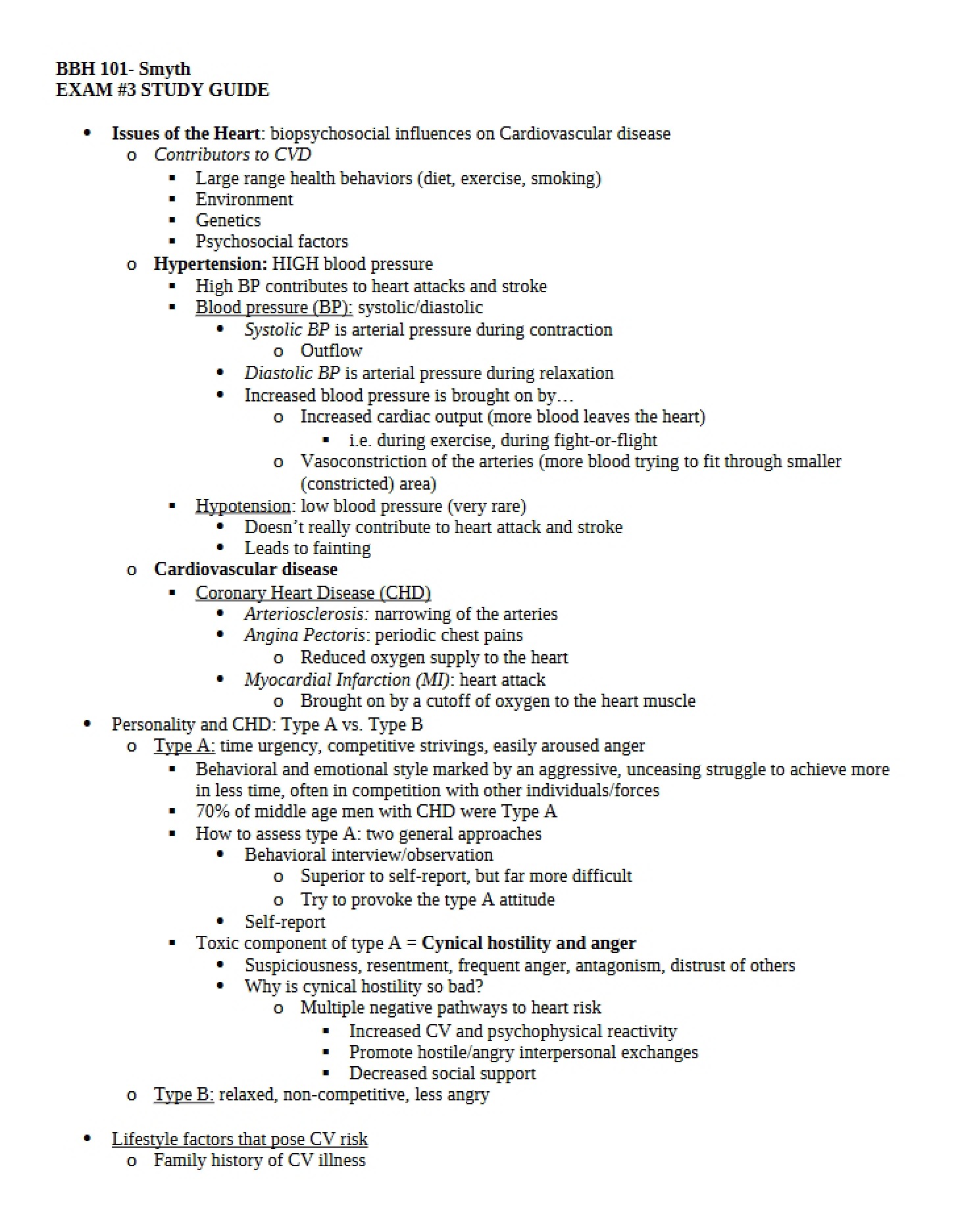 Third Exam Preparation Guide