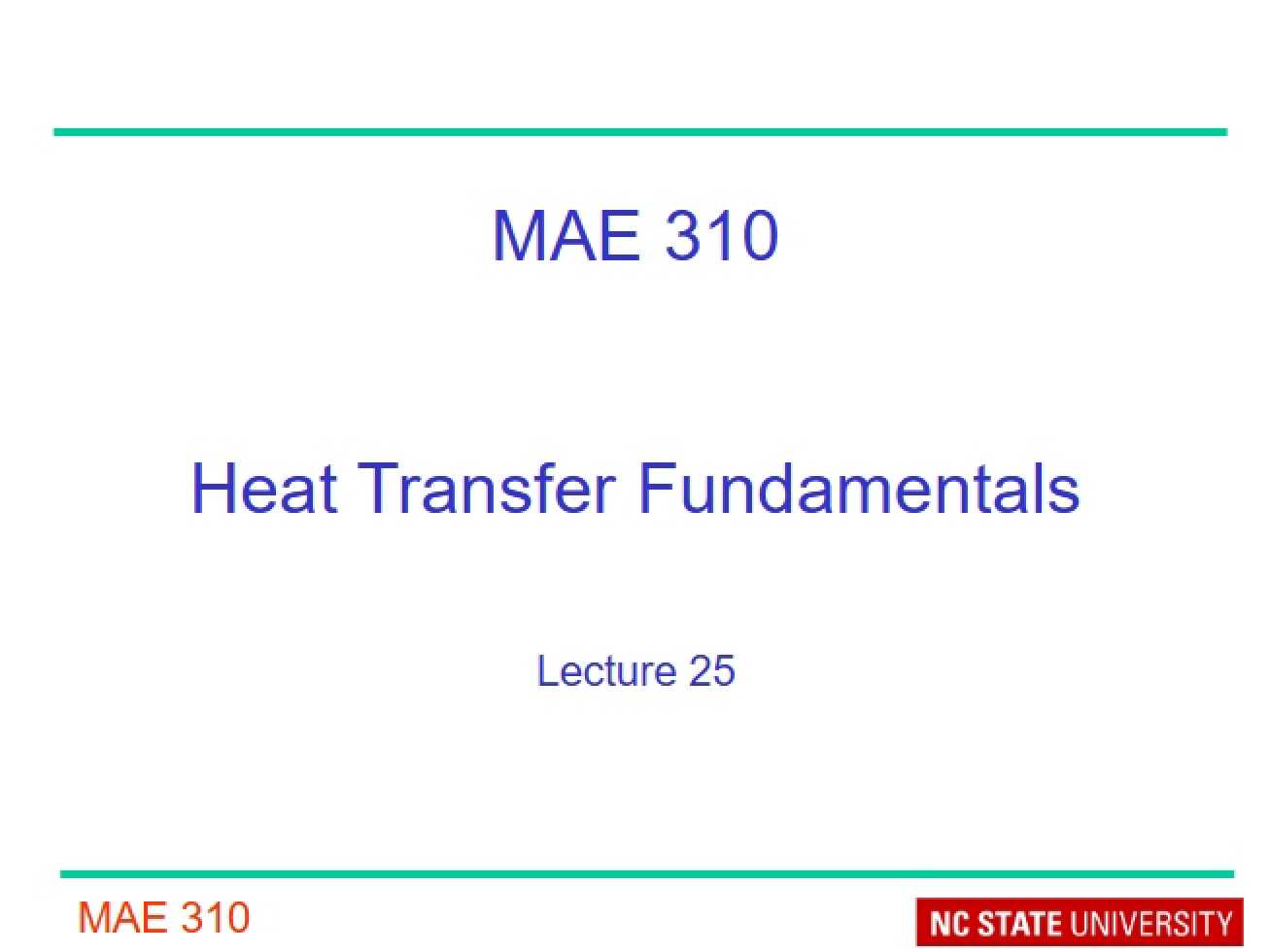Twenty-Fifth Lecture