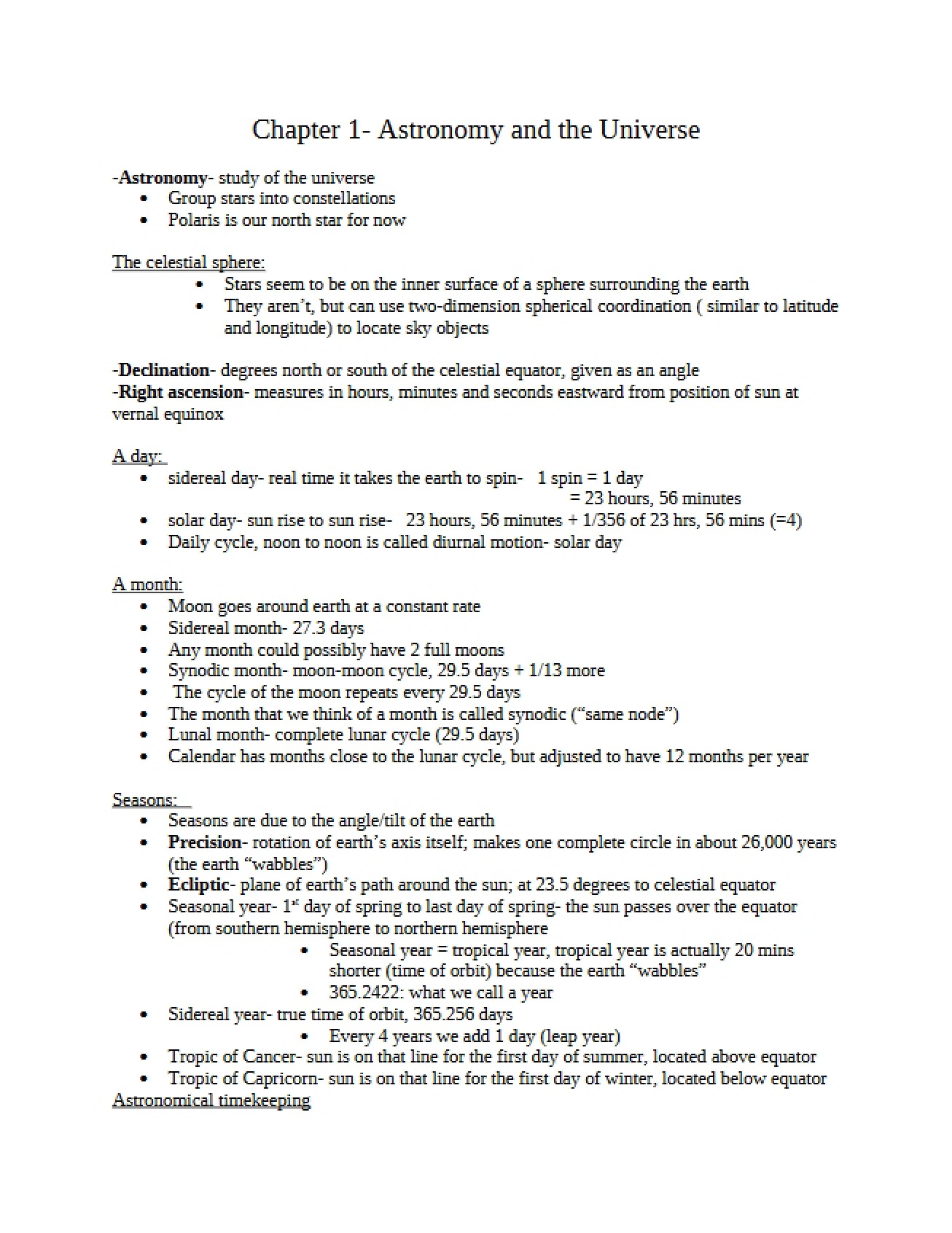 Solar System Overview (Ch 6)