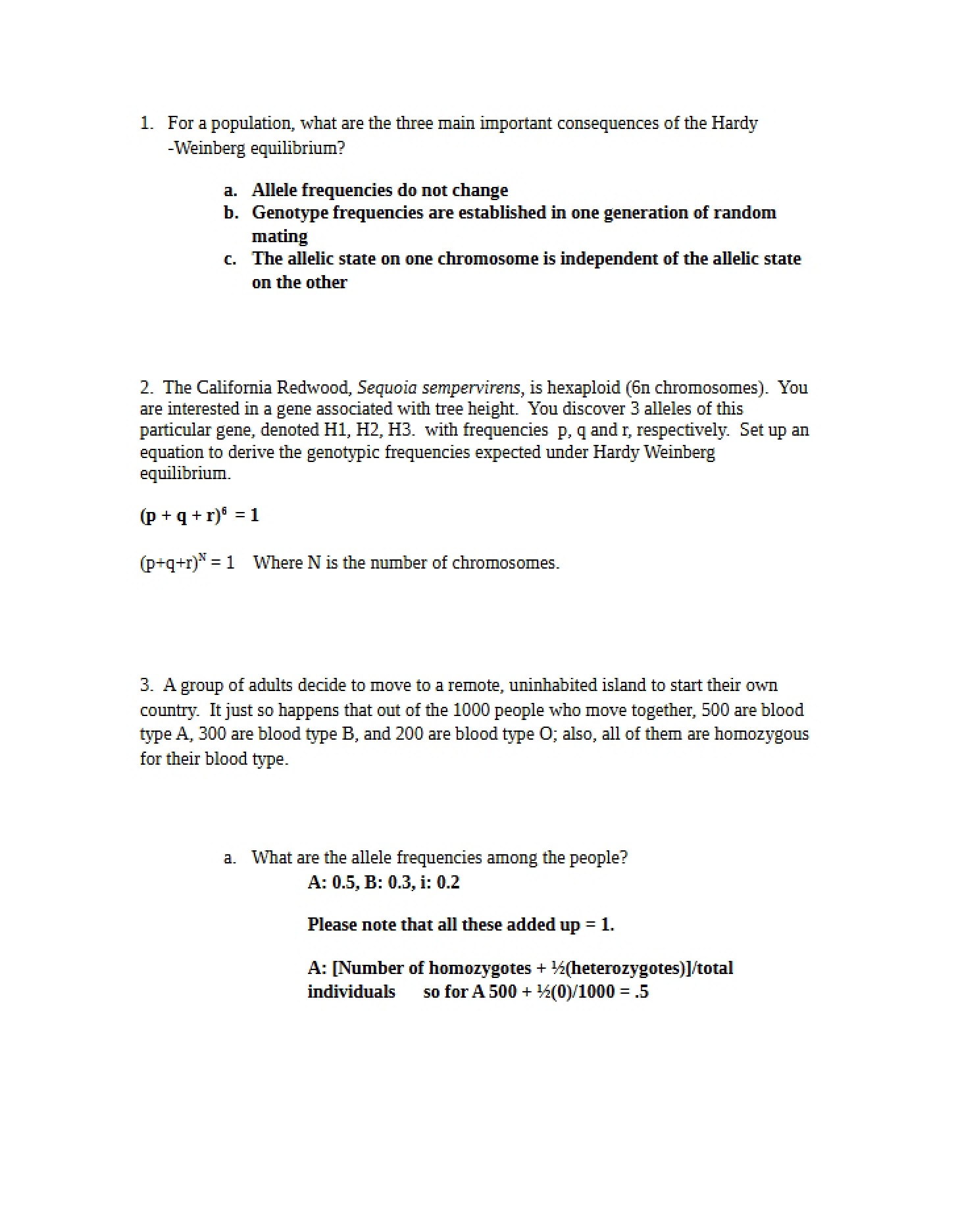 Answers to Quiz - MCELLBI 142