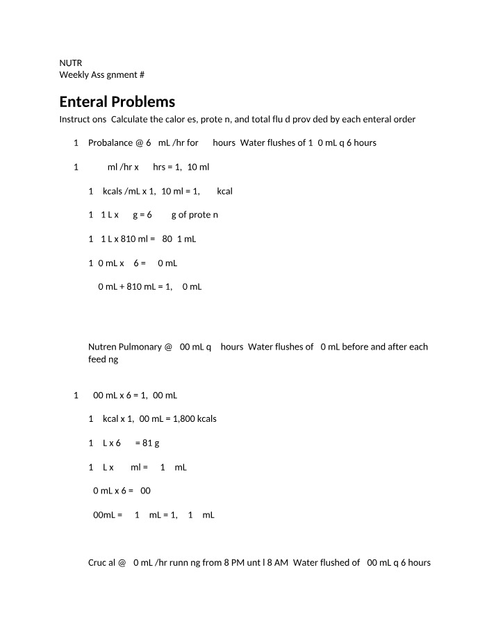 NUTR4347 - Weekly Assignment 5