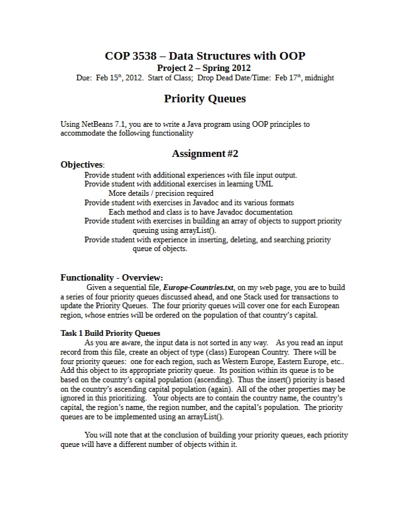 Data Structures Study Notes