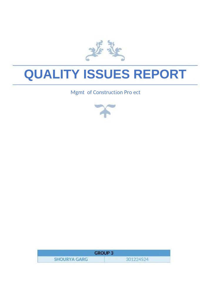 Construction Quality Issues - Damaged Drywall