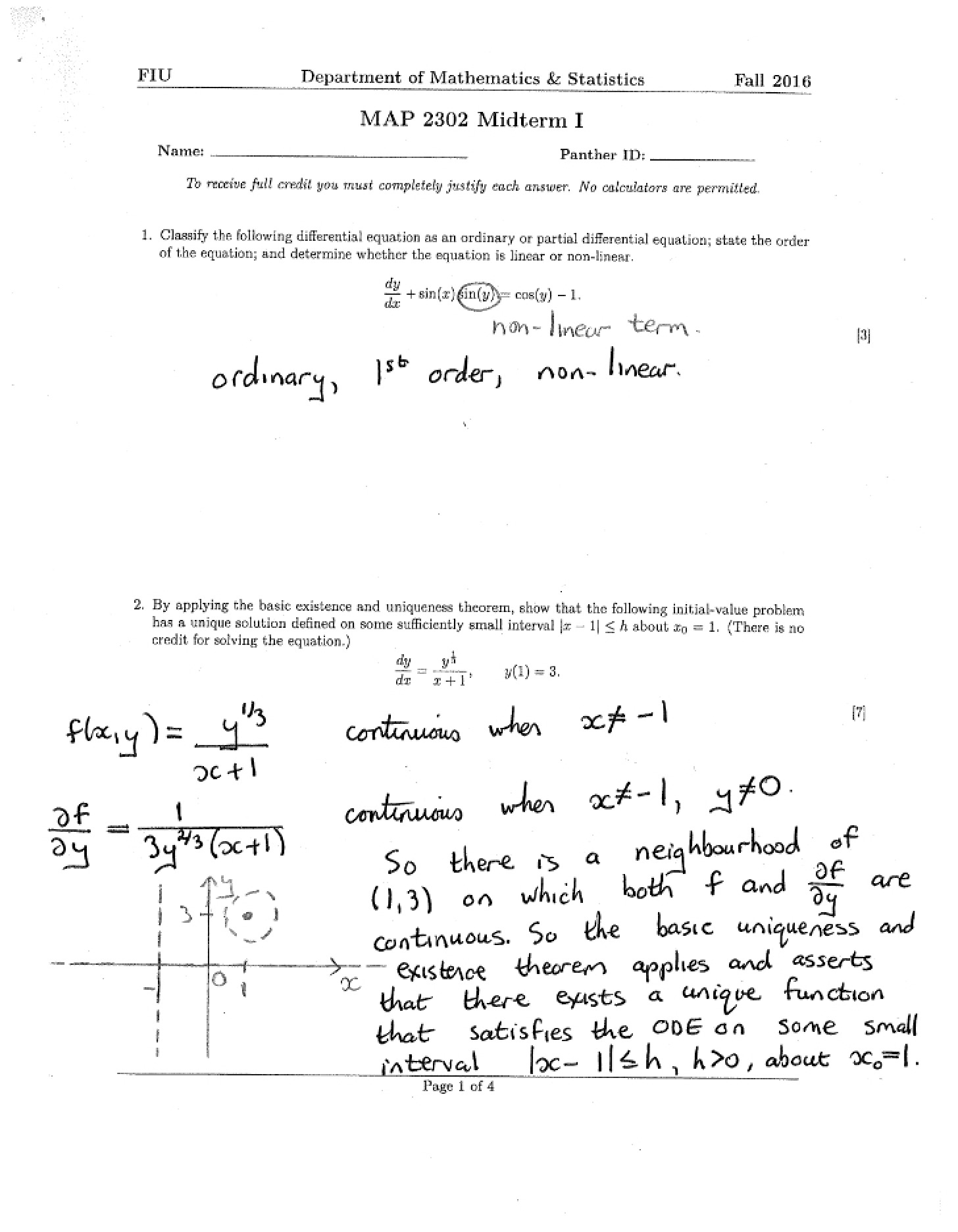 Mathematical Reference Sheet