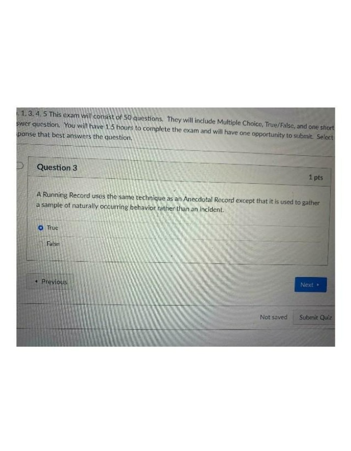 Assessment Techniques - Running Records