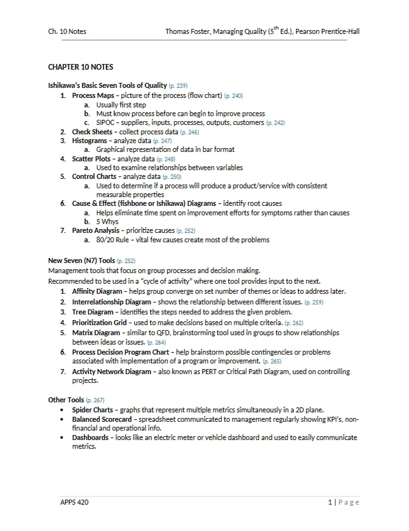 Consulting Notes Ch 10
