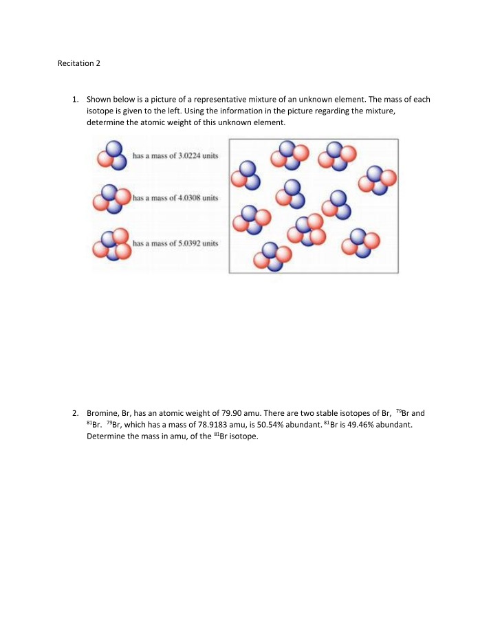 CHEM 106 - Recitation 2
