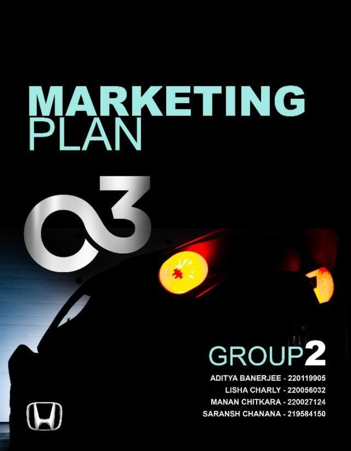 Marketing Plan for Honda O3