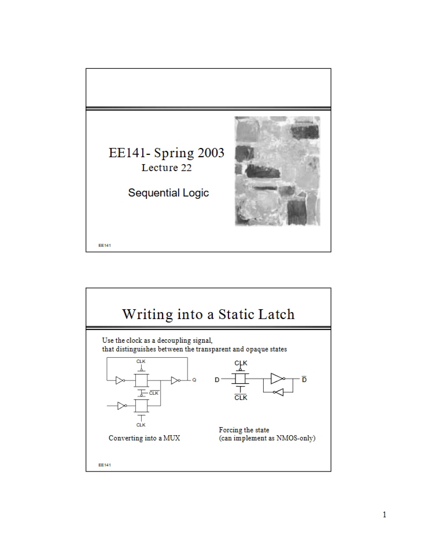Logic Sequential