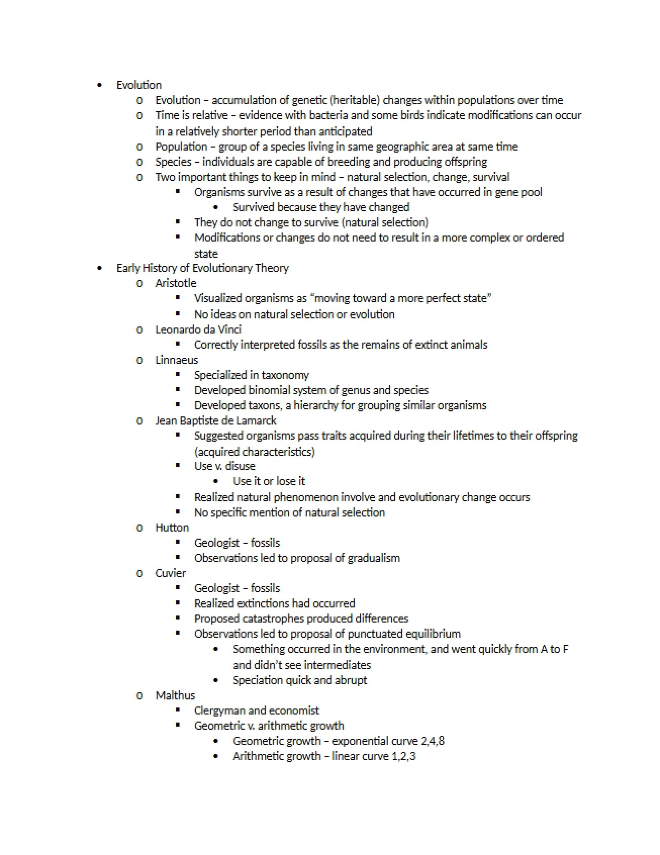 Darwinian Evolution Intro Chapter 18