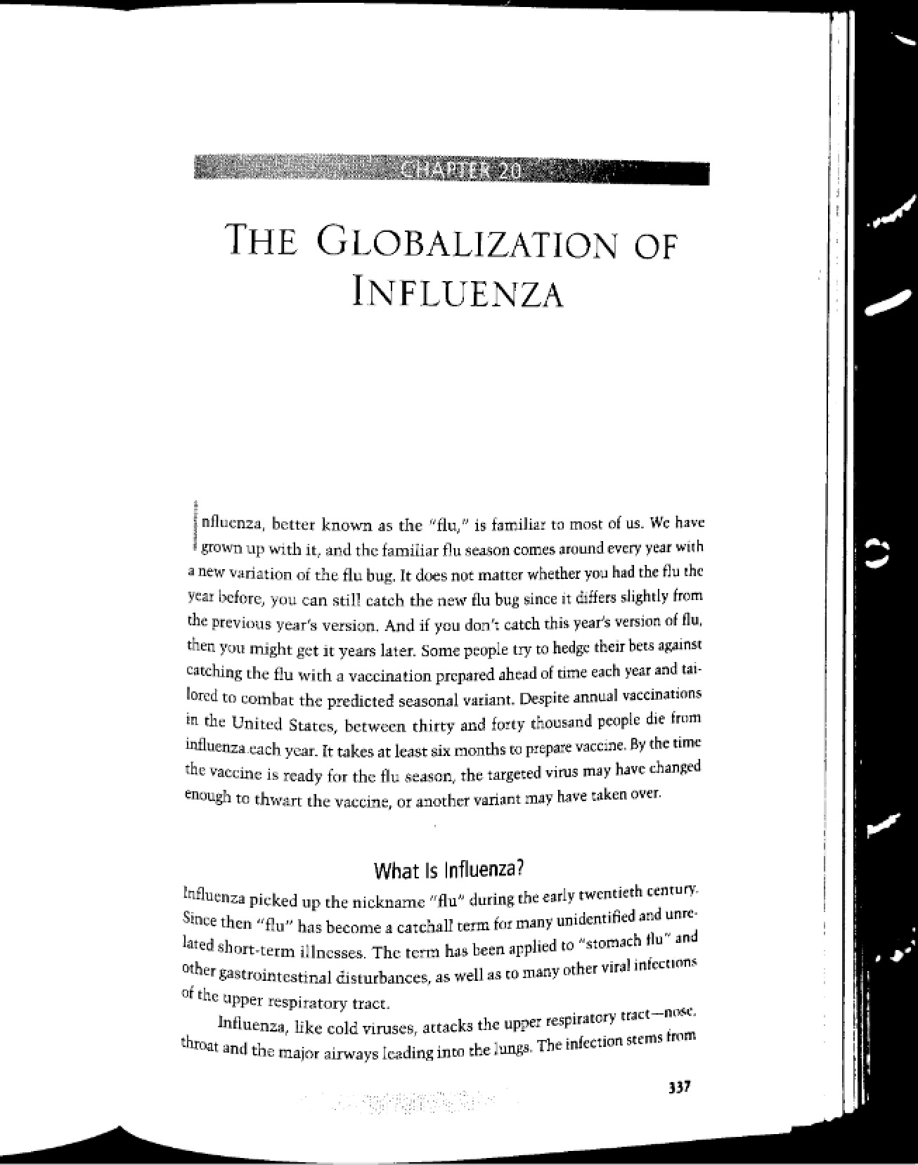 Influenza Globalization