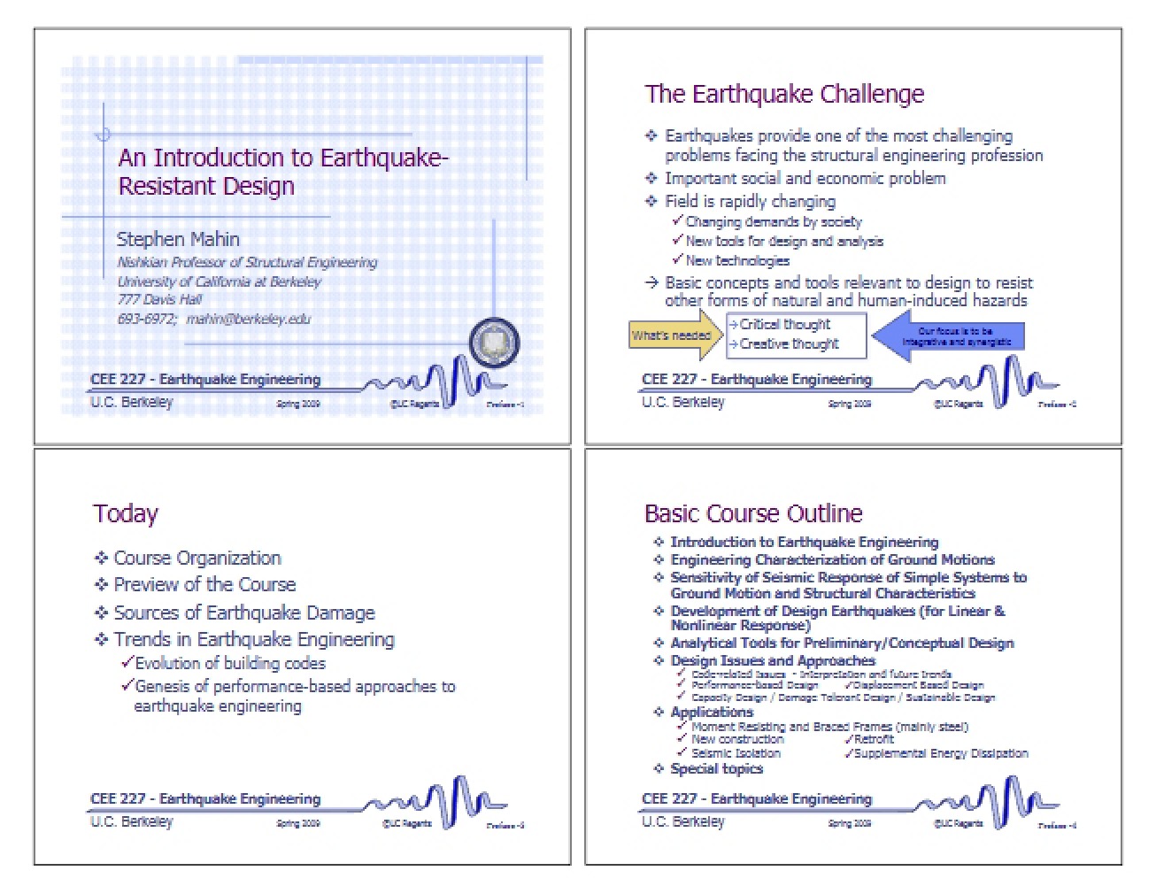 Designing for Earthquake Resistance An Introduction