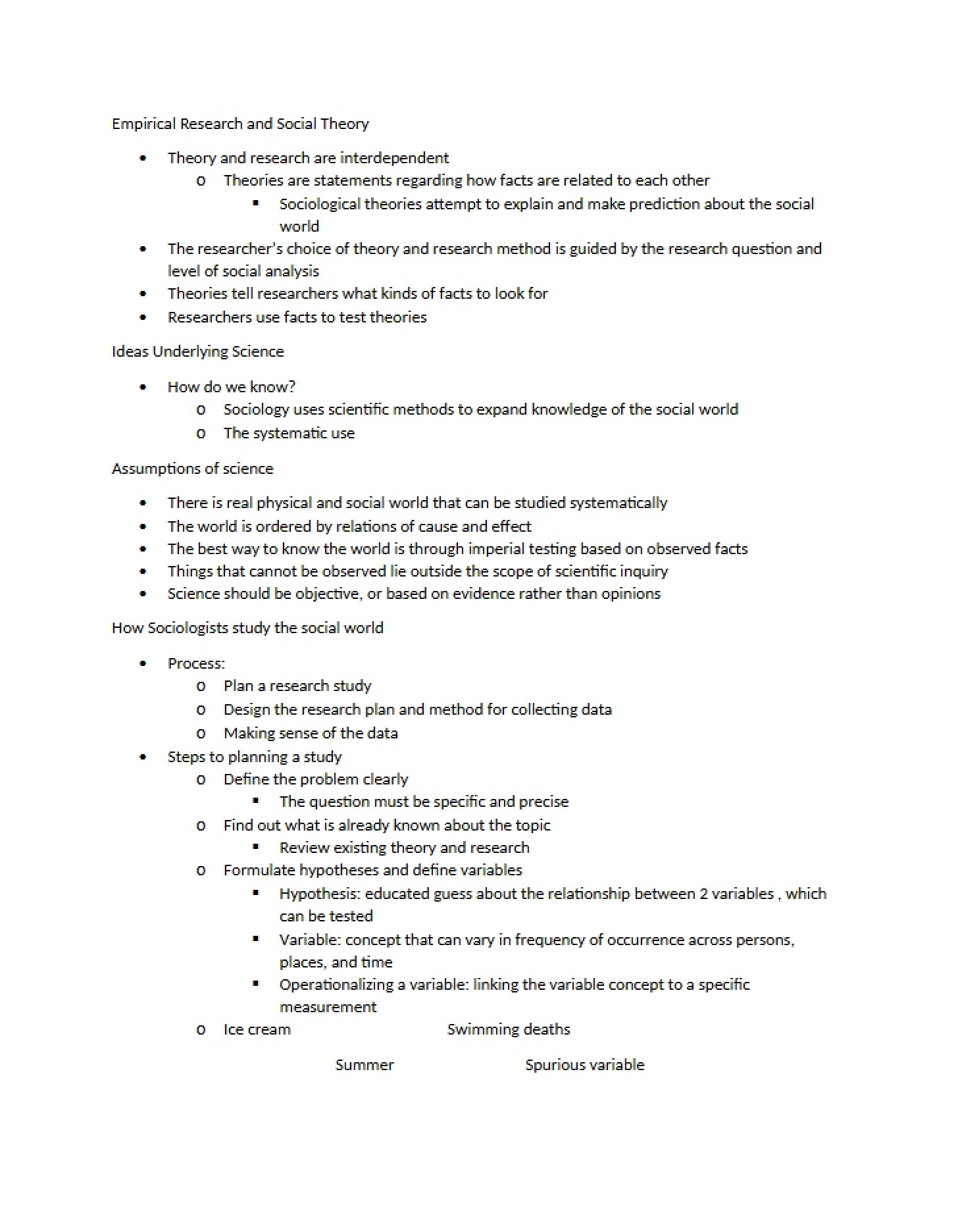 Social Theory and Empirical Research