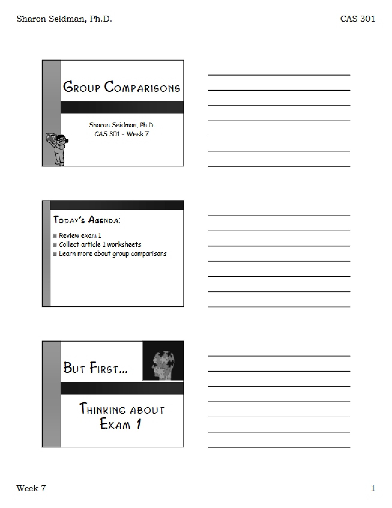 Comparing Groups