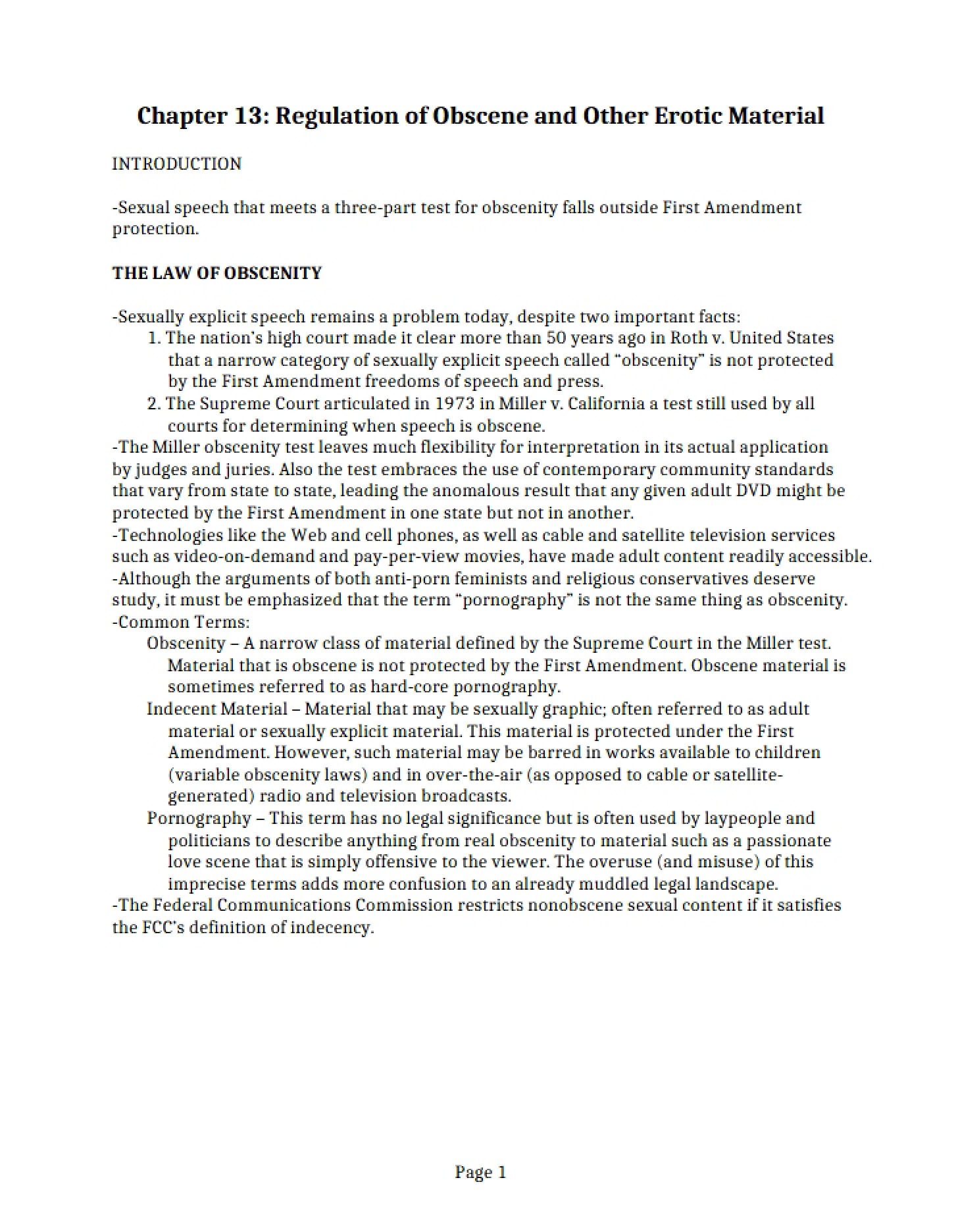 Content Control Chapter 13