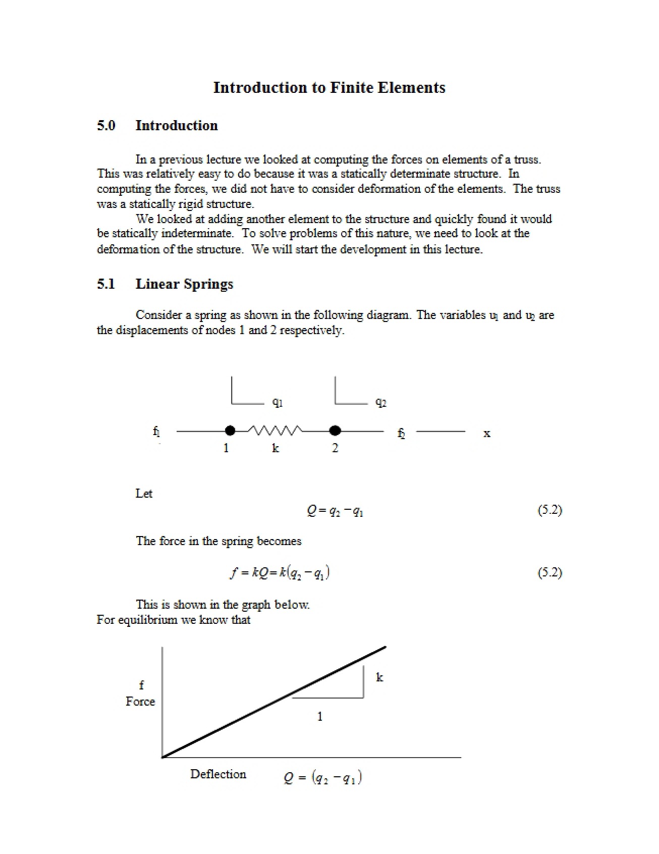 Introduction to Finite Elements