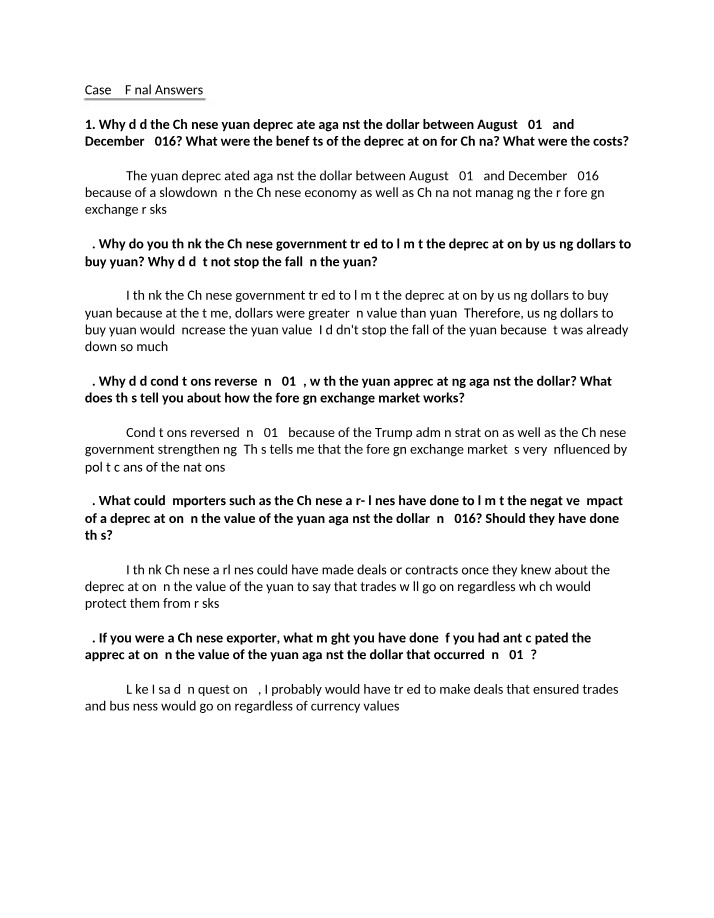 Final Answers - Case 4