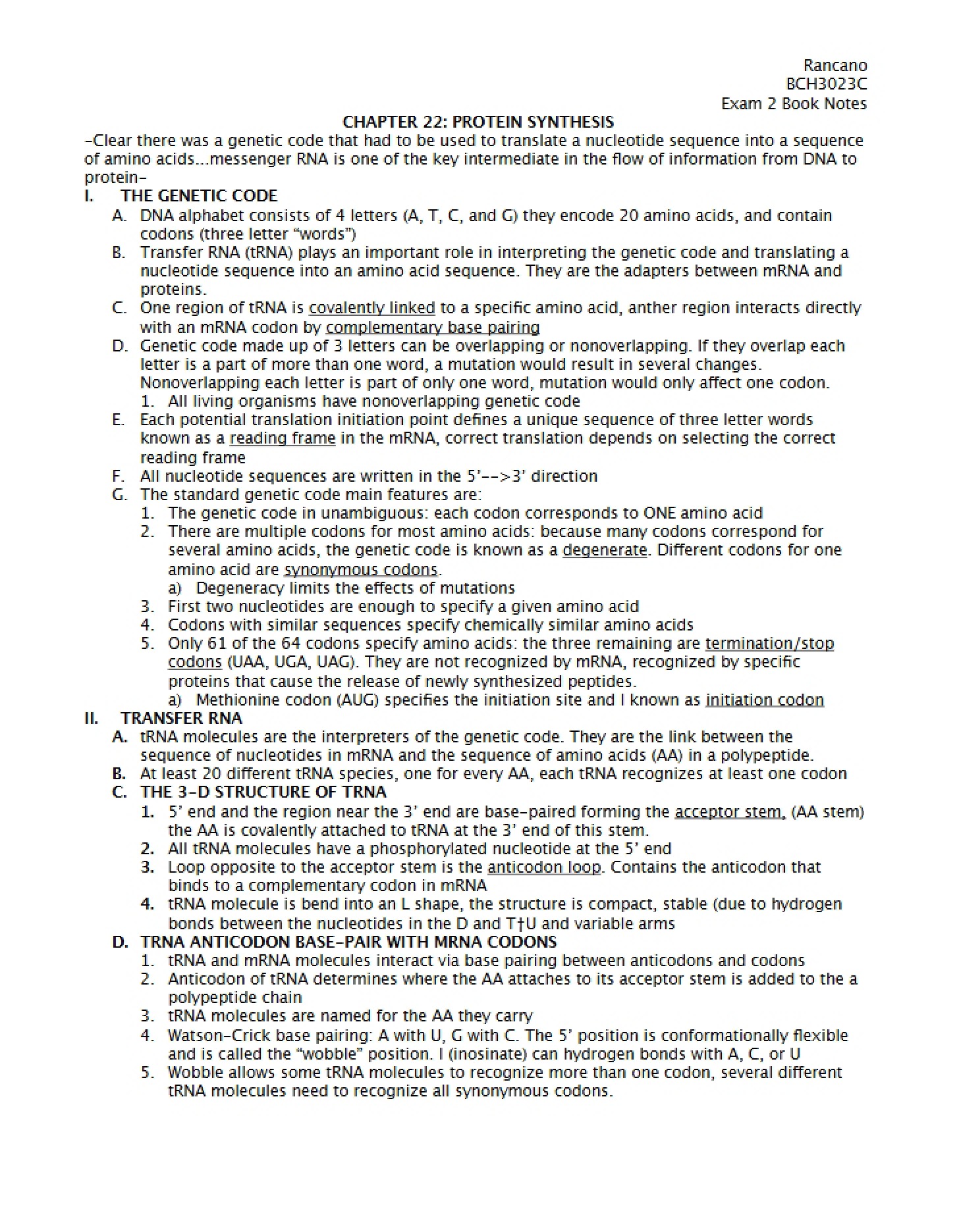 Second Major Evaluation Preparation