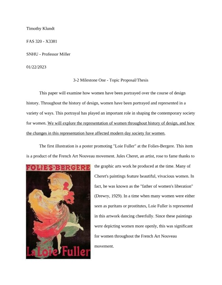 Women's Portrayal in Design History and its Impact
