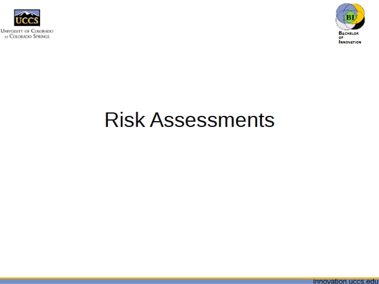 Assessing Risks