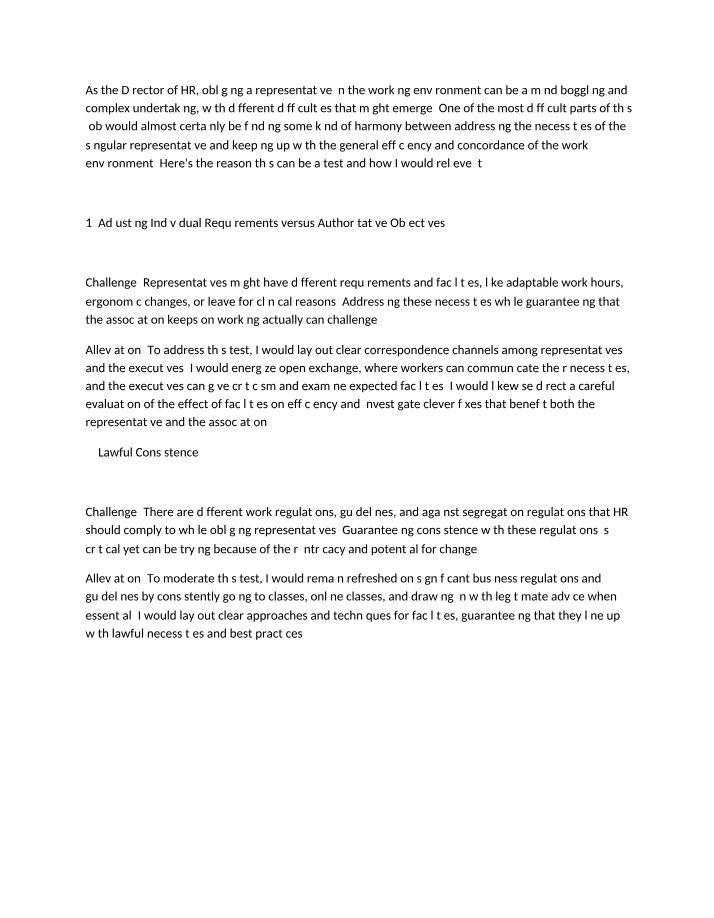 Balancing Organizational Goals and Individual Needs